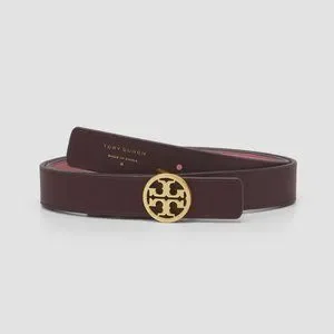 TORY BURCH REVERSIBLE MAROON/PINK BELT Tory Burch | Accessories | Tory Burch Reversible Logo Wide  main image 3